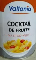 Mängden socker i Cocktail de fruits au sirop léger