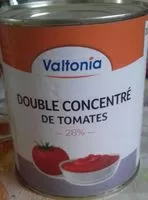 Mängden socker i Double concentré de tomates 28%