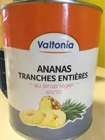 Mängden socker i Ananas tranches entieres