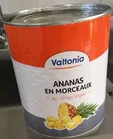 Mängden socker i Ananas en morceaux