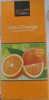 Mängden socker i Jus d'orange a base de concentré