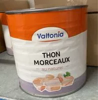 Mängden socker i Thon morceaux