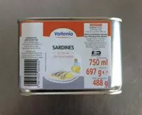 Mängden socker i Sardines