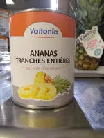 Mängden socker i Ananas tranches entières