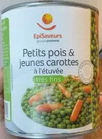 Mängden socker i Petits pois and jeunes carottes
