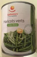 Mängden socker i Haricots verts très fins