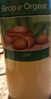 Mängden socker i Sirop d ´orgeat