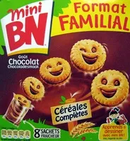 Mängden socker i Mini BN Goût chocolat