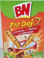 Mängden socker i P'tit Déj - Céréales et pépites de chocolat