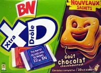 Mängden socker i Xtra Drôle goût chocolat