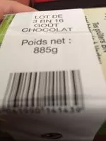 Mängden socker i Biscuits Goût Chocolat