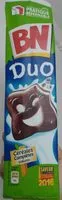 Mängden socker i Biscuits Duo chocolat vanille