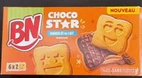 Mängden socker i Choco star chocolat au lait