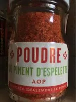 Mängden socker i Poudre de piment d’espelette