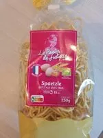 Mängden socker i Spaetzle