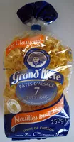 Mängden socker i Pâtes d'Alsace 7 Œufs Frais, Nouilles bouclées (Les Classiques)