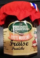 Mängden socker i Confiture de fraise fraîche