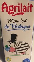 Mängden socker i Lait demi-écrémé UHT BBC sans OGM Bretagne