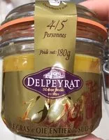 Mängden socker i Foie gras entier d'oie du sud ouest