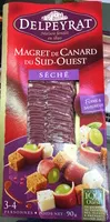 Mängden socker i Magret de canard du Sud-Ouest séché
