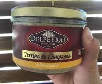 Mängden socker i Terrine de nos Campagnes