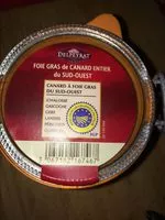 Mängden socker i Foie gras de canard entier du Sud Ouest IGP