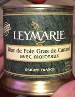 Mängden socker i Bloc de foie gras de canard avec morceaux