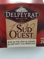 Mängden socker i Bloc de foie gras de canard avec morceaux