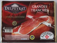 Mängden socker i Jambon de Bayonne, grandes tranches