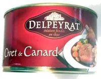 Mängden socker i Civet de canard 