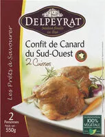 Mängden socker i Confit de Canard du Sud-Ouest