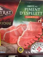 Mängden socker i Jambon de Bayonne frotté au piment d'Espelette