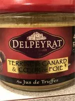 Mängden socker i Terrine Canard Jus Truffe Delpeyrat 180g, 1 Bocal