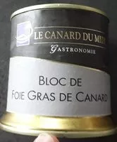 Mängden socker i Bloc de foie gras de canard