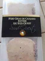 Mängden socker i Foie gras de canard entier du sud Ouest