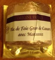 Mängden socker i Bloc de Foie Gras de canard avec Morceaux