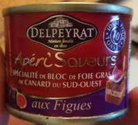 Mängden socker i Spécialité de bloc de foie gras de canard du sud-ouest aux figues