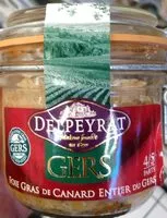 Mängden socker i Foie gras de canard entier du gers