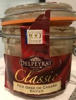 Mängden socker i Foie gras de canard entier