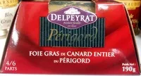 Mängden socker i Foie gras de canard entier du Périgord
