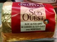 Mängden socker i Bloc de foie gras de canard du Sud-Ouest avec morceaux