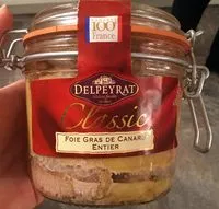 Mängden socker i Classic Foie gras de canard entier