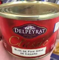 Mängden socker i Classic - Bloc de foie gras de canard