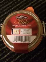 Mängden socker i Foie gras de canard entier