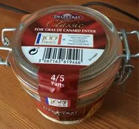 Mängden socker i Fois gras de canard entier