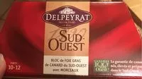 Mängden socker i Bloc de Foie Gras de Canard du Sud-Ouest avec Morceaux