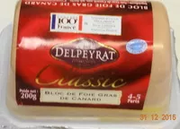 Mängden socker i Classic, bloc de foie gras de canard