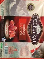 Mängden socker i Jambon sec de Savoie Delpeyrat