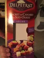 Mängden socker i Magret De Canard du Sud-Ouest Séché