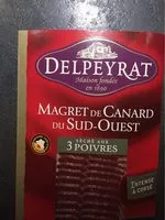 Mängden socker i Magret de Canard du Sud-Ouest Séché aux 3 Poivres